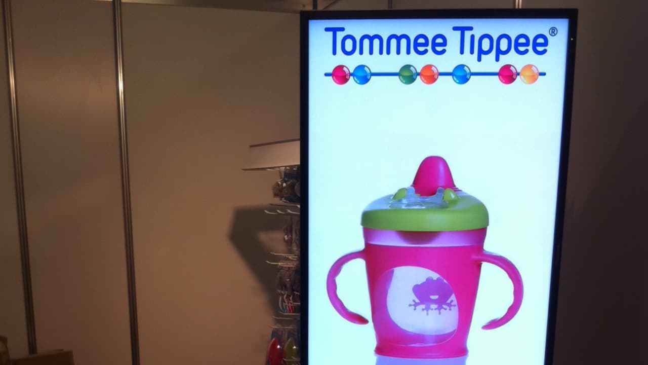 Advertise Me Digital Signage Tommee Tippee Event