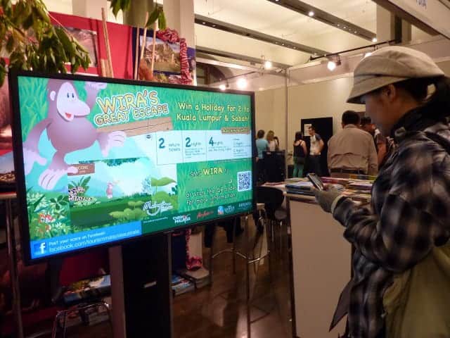 Tourism Malaysia Backpacker Expo 2012 digital signage results1