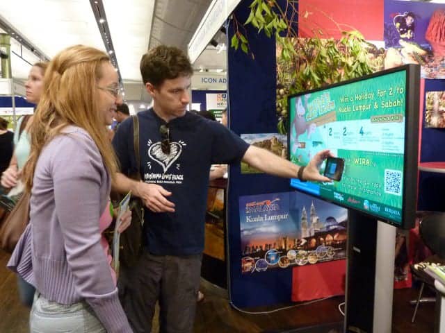 Tourism Malaysia Backpacker Expo 2012 digital signage results4