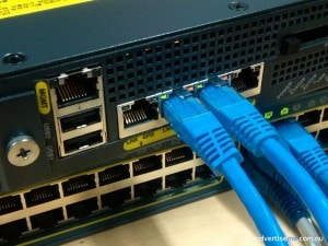 network router switch for digital signage