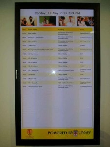 Digital Signage Event Management System