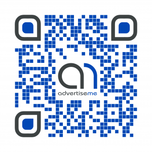 Advertise Me custom QR code