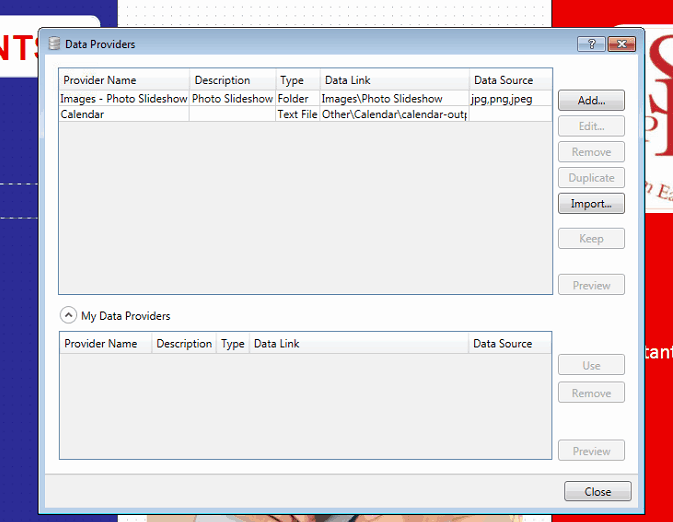 sherwood sentral integration designer - data provider
