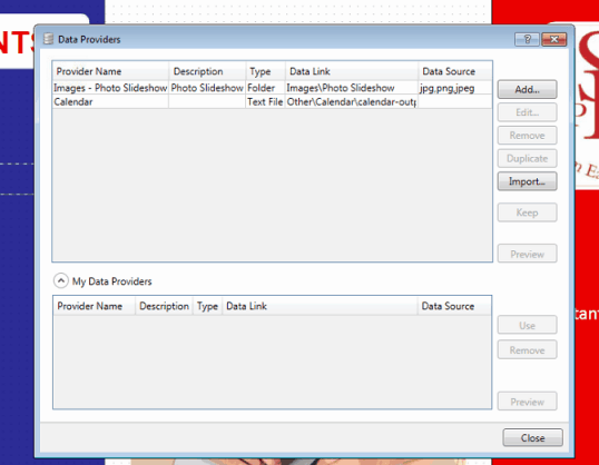 sherwood sentral integration designer - data provider