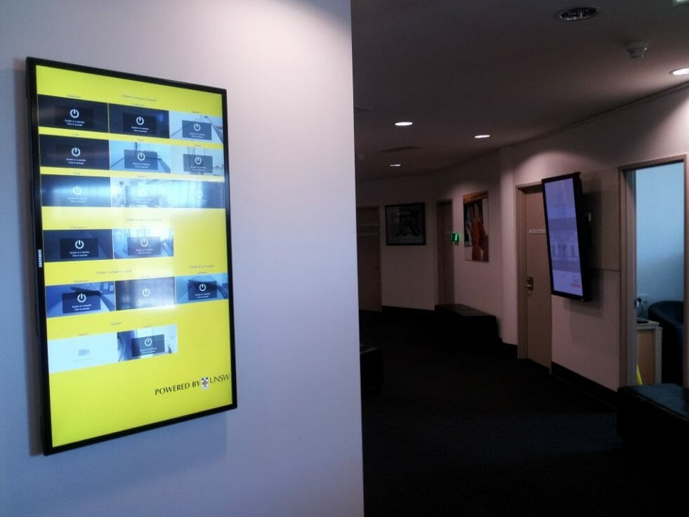 Video Conference Monitoring and Digital Signage