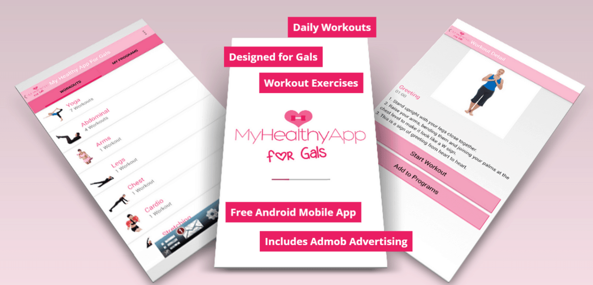 My Healthy App For Gals Mobile Application My Healthy App For Gals Mobile Application
