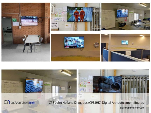 Thiess Digital Announcement Board