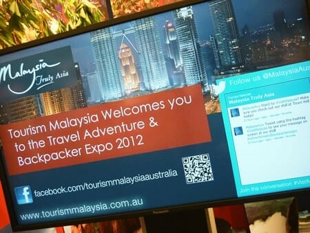 Digital Signage: Travel Expo 2012 - Tourism Malaysia