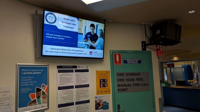 Advertise Me Digital Signage Bankstown Hospital Welcome Boards 1