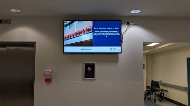 Digital Signage – Bankstown Hospital Welcome Boards