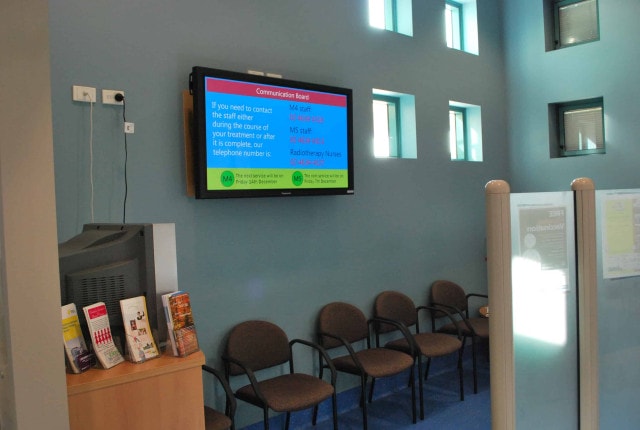 Advertise Me Digital Signage Cancer Therapy Centre Medical Boards