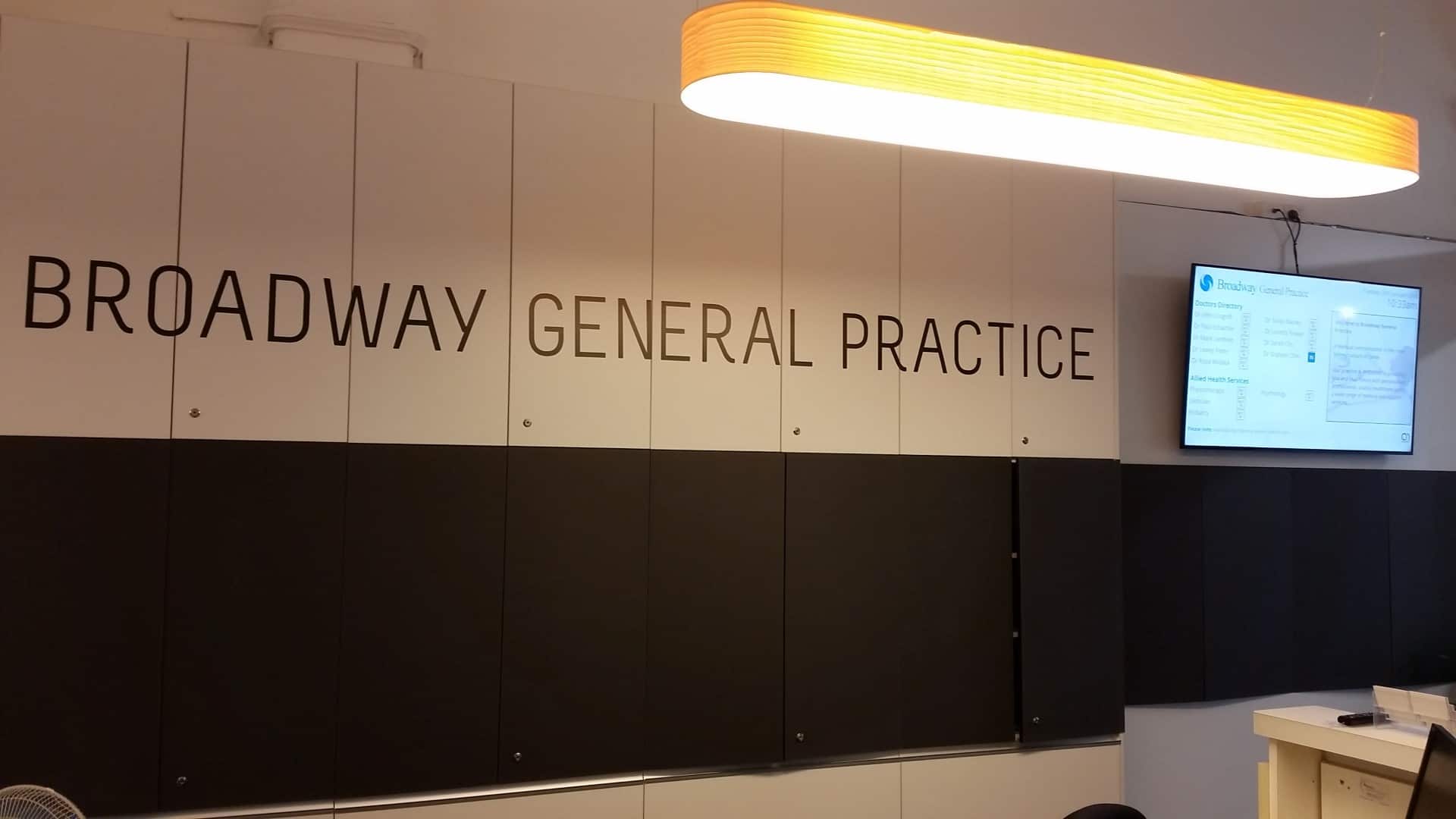 Advertise Me Digital Signage Healthscope Broadway Medical Centre Medical Boards 1