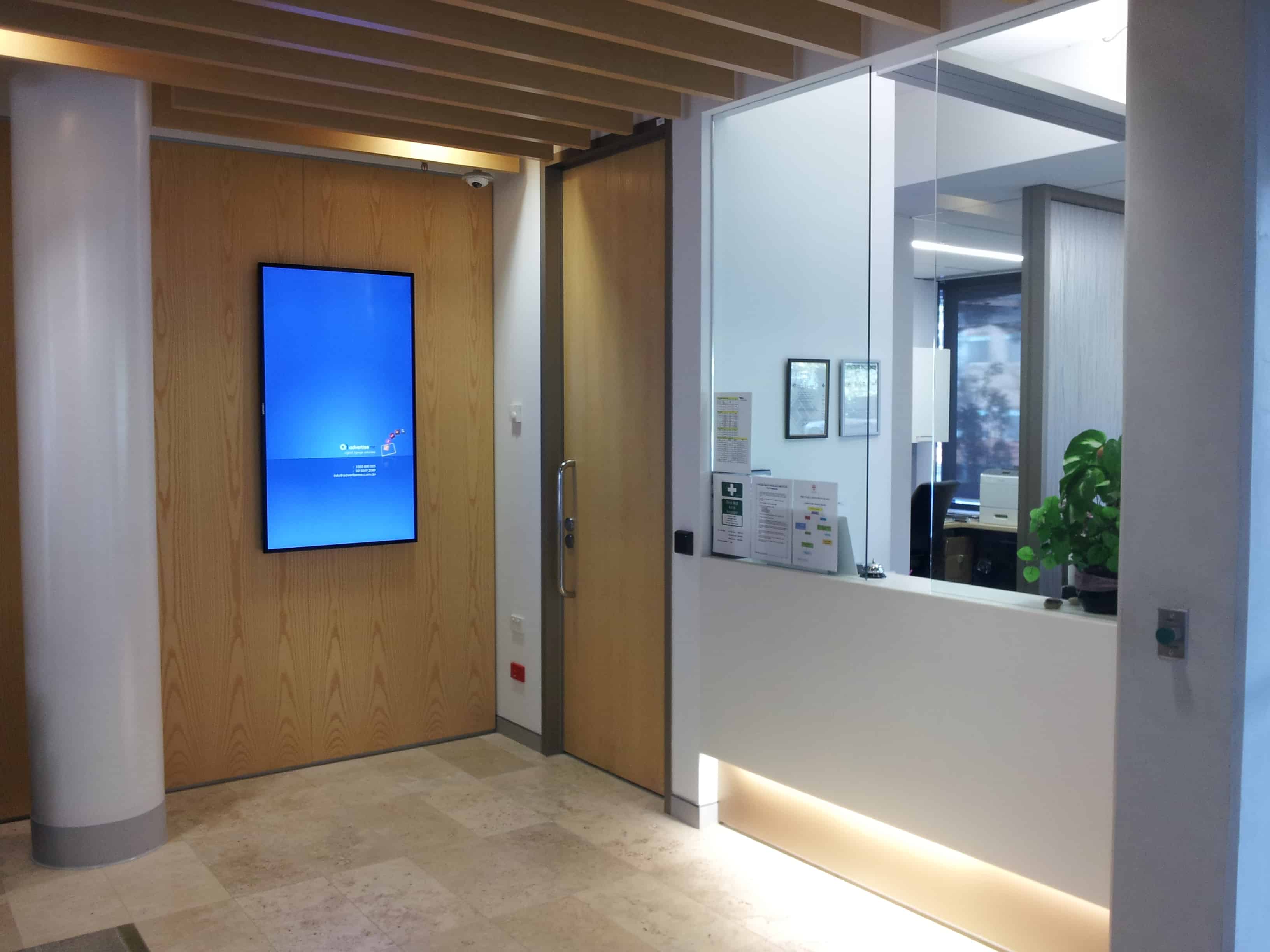 Advertise Me Digital Signage Ingham Institute Welcome Boards Posters 1