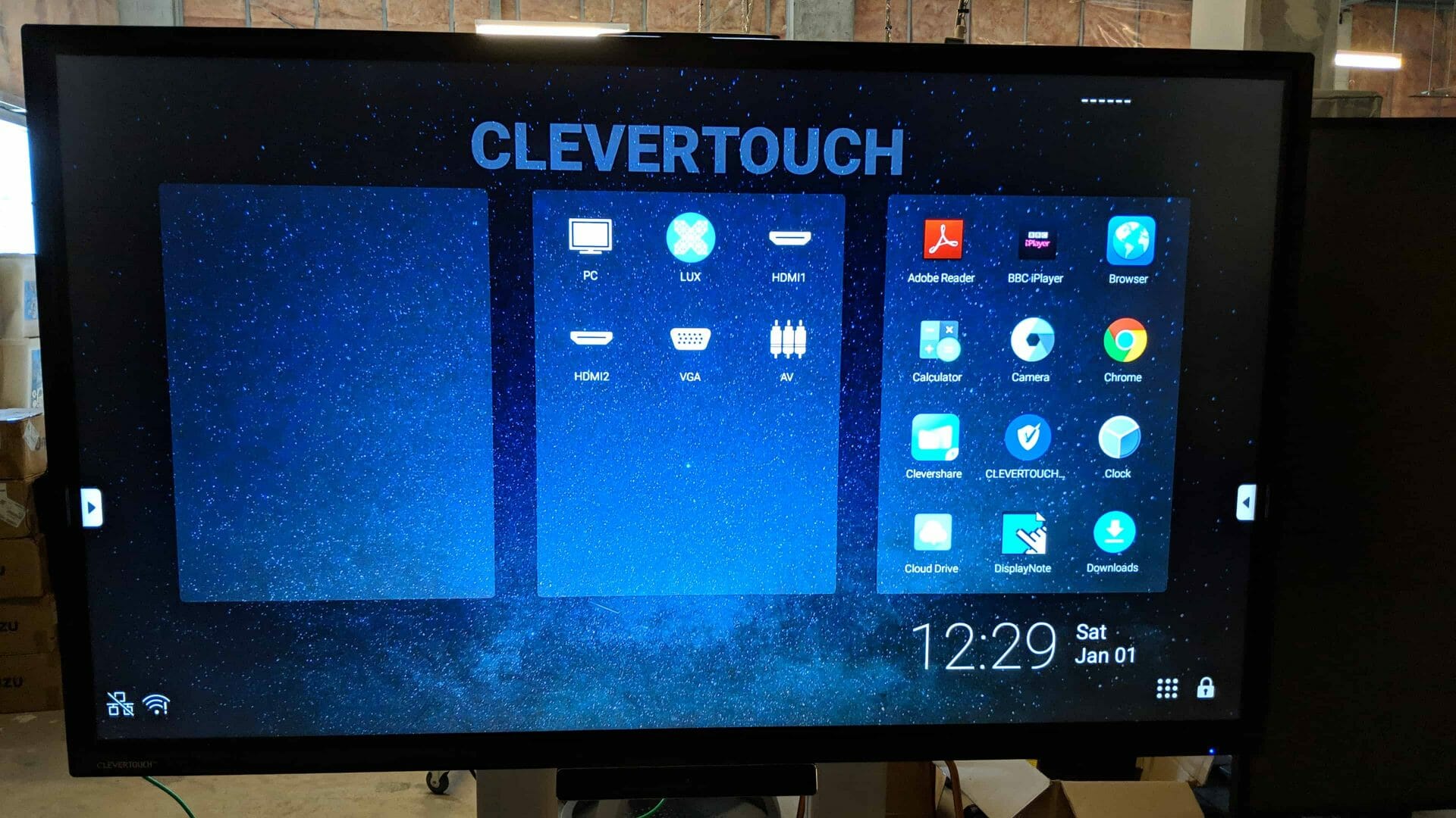 Digital Signage – UNSW 86″ E-Cap Clevertouch Smartboards
