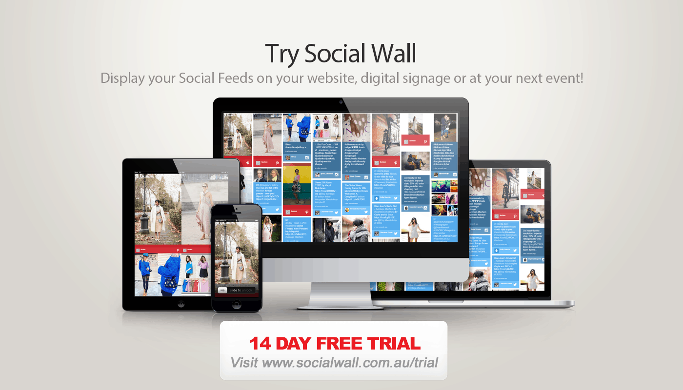 Advertise Me Social Wall Trial 1