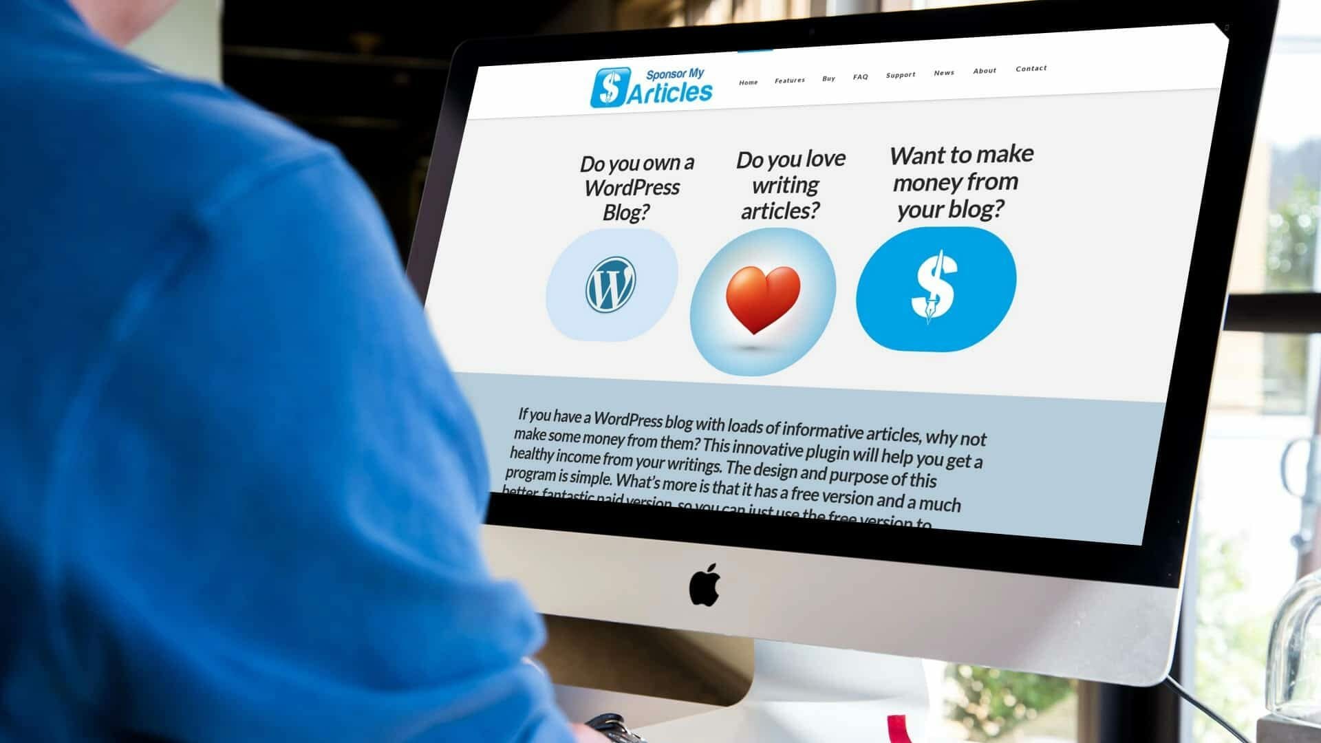 WordPress Plugin – Sponsor My Articles