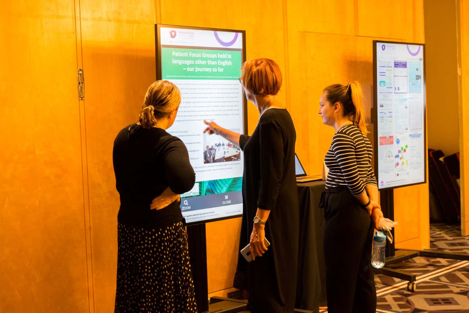 Interactive Digital Signage ePosters Cancer Institute NSW Innovations Conference 2019 4
