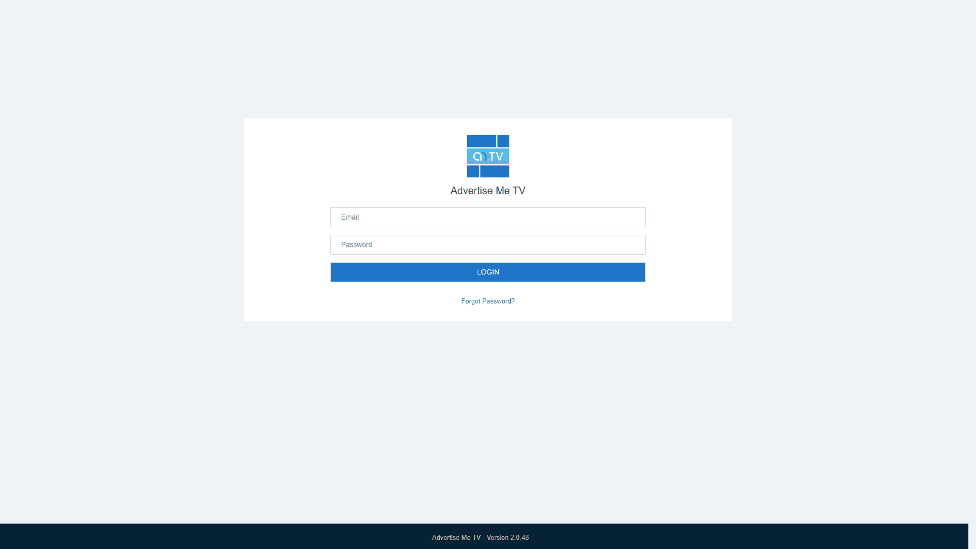 Advertise Me Digital Signage Software Login