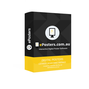 Advertise Me Interactive Digital Poster ePoster software