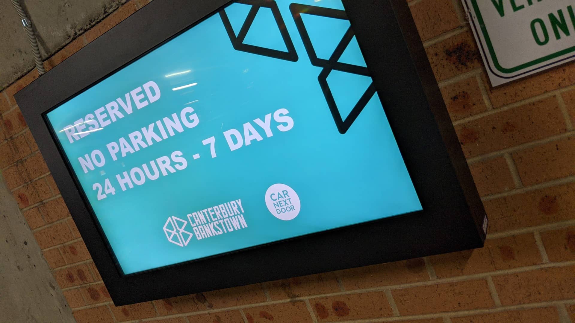 Digital Signage – City of Canterbury Bankstown Council Car Park
