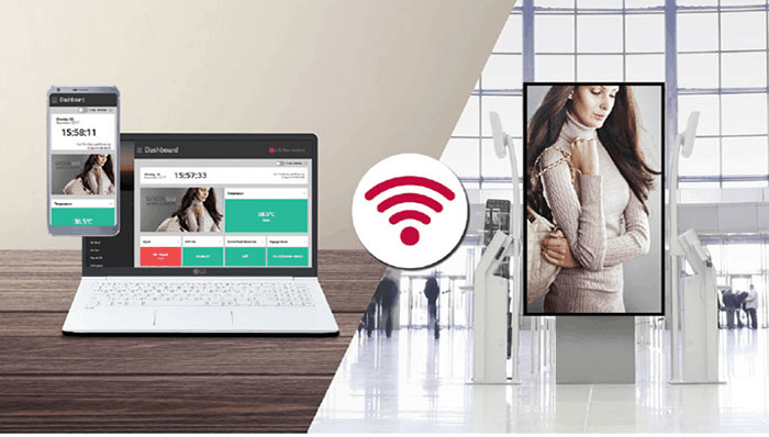 Advertise Me LG FULL HD COMMERCIAL MONITOR DISPLAY SH7E Mobile Web Monitoring