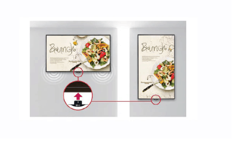 Advertise Me LG FULL HD COMMERCIAL MONITOR DISPLAY SM5KE detachable logo built in speaker