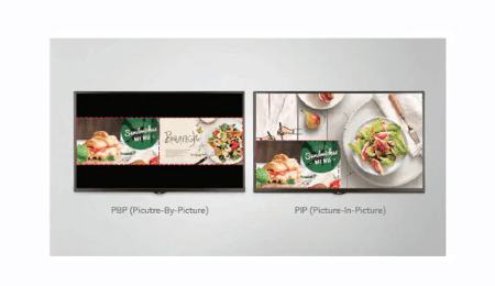 Advertise Me LG FULL HD COMMERCIAL MONITOR DISPLAY SM5KE multi screen mode