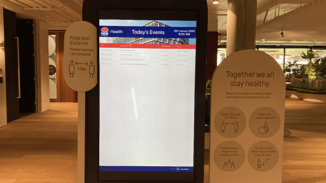 Digital Wayfinding – NSW Ministry of Health Wayfinding Directory