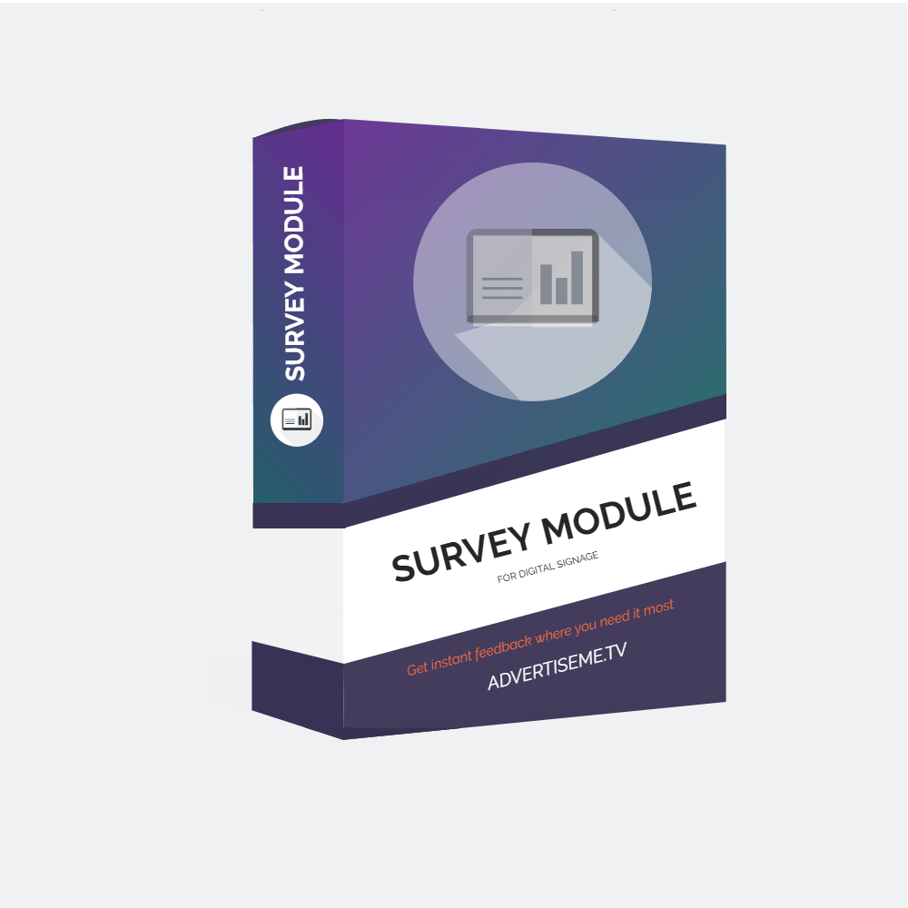 Advertise Me Survey Module For Digital Signage 1