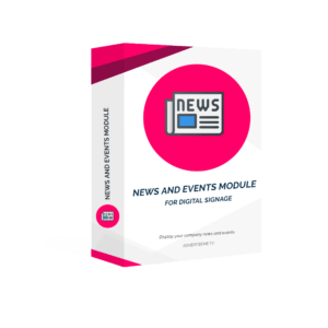 News and Events Module For Digital Signage