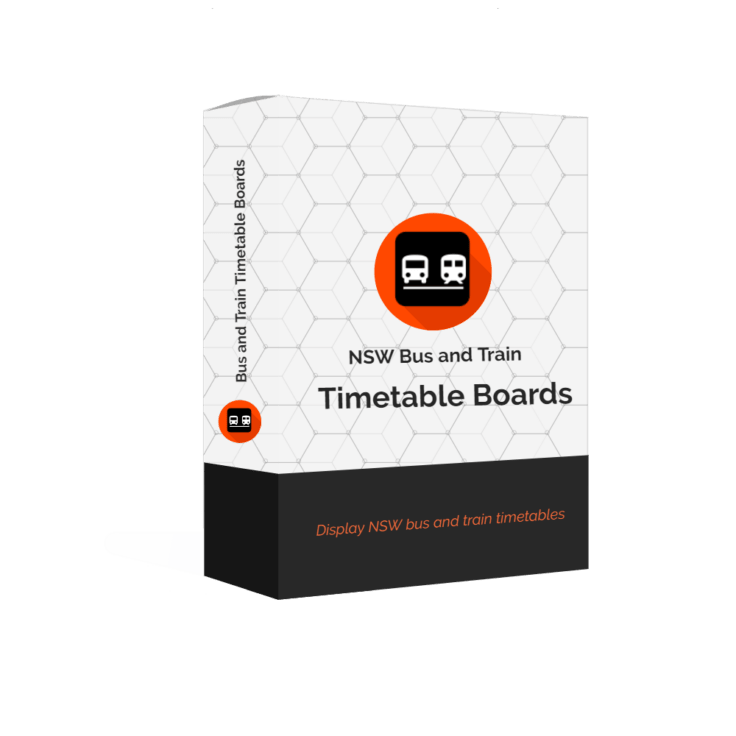 NSW BUS AND TRAIN TIMETABLE BOARDS Digital Solutions Provider Advertise Me