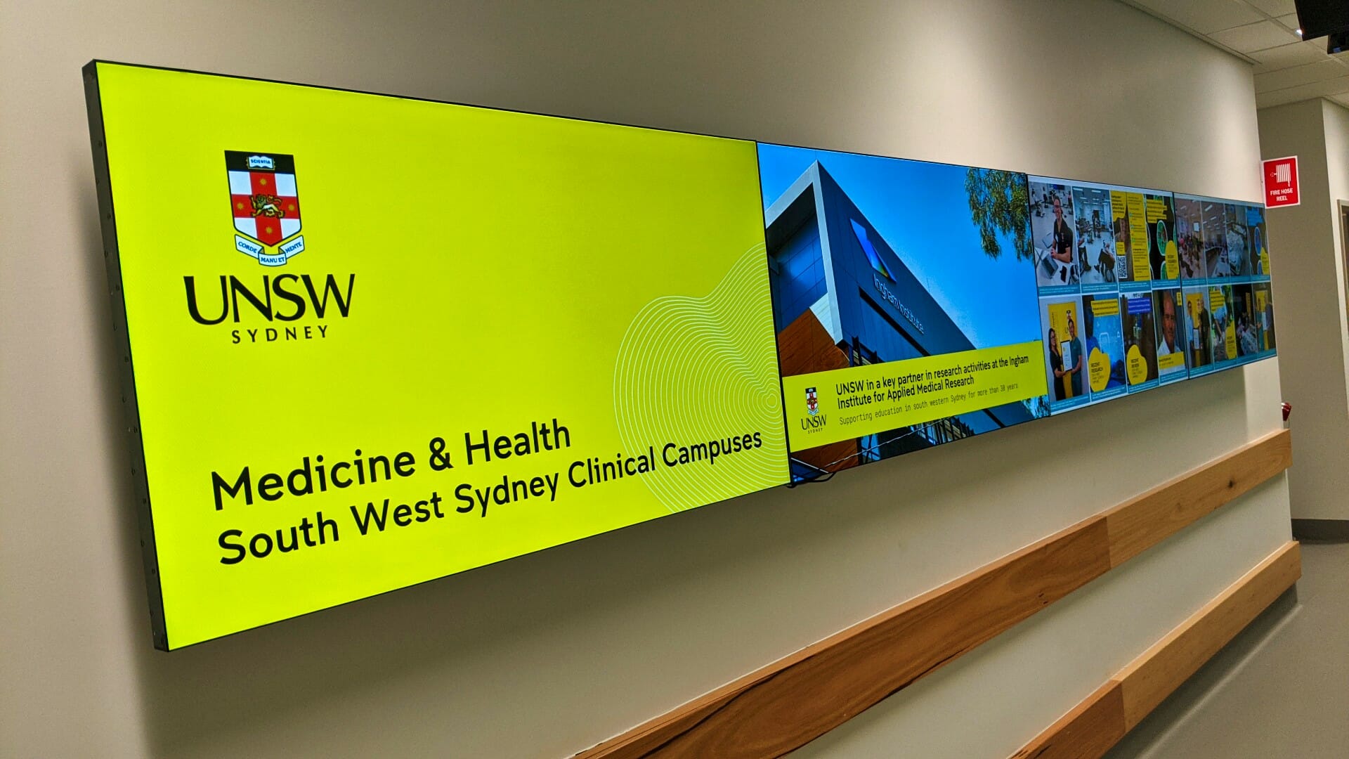 Video Wall – UNSW Medicine & Health South West Sydney Video Wall Upgrade