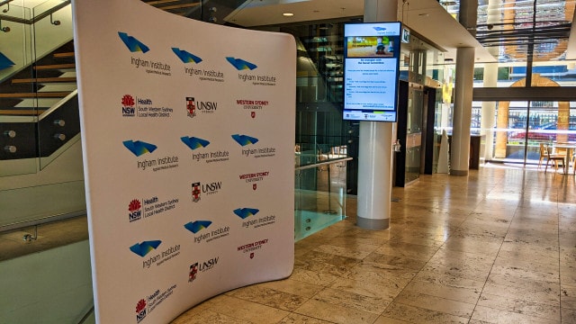 Digital Signage – Ingham Institute Welcome Board Upgrade