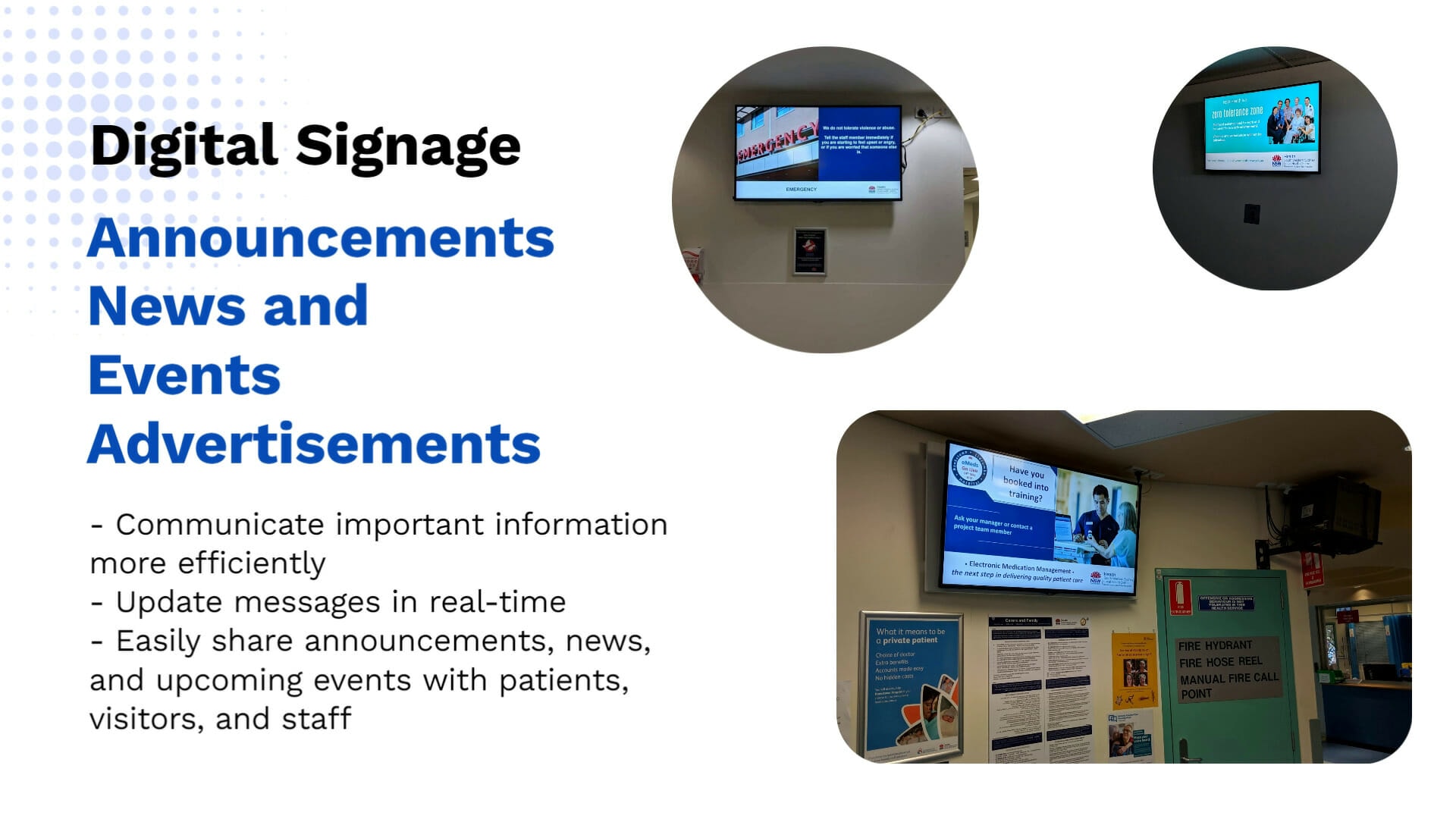 Advertise Me Healthcare Digital Signage Solutions