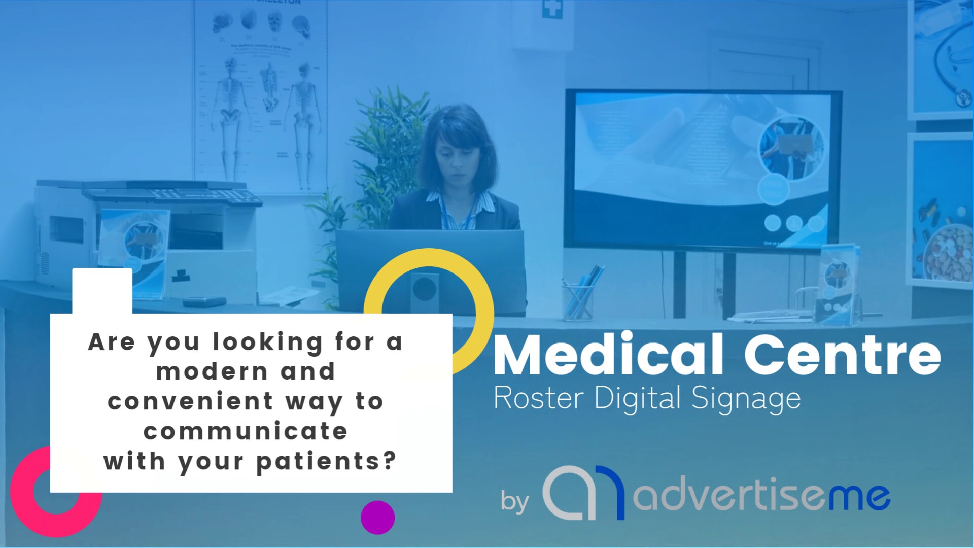 Advertise Me MEDICAL CENTRE ROSTER DIGITAL SIGNAGE SOLUTION (1)