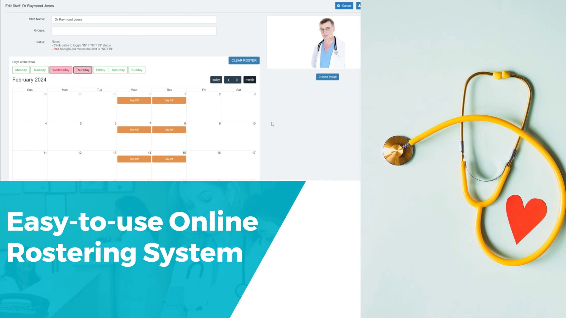 Advertise Me MEDICAL CENTRE ROSTER DIGITAL SIGNAGE SOLUTION (4)