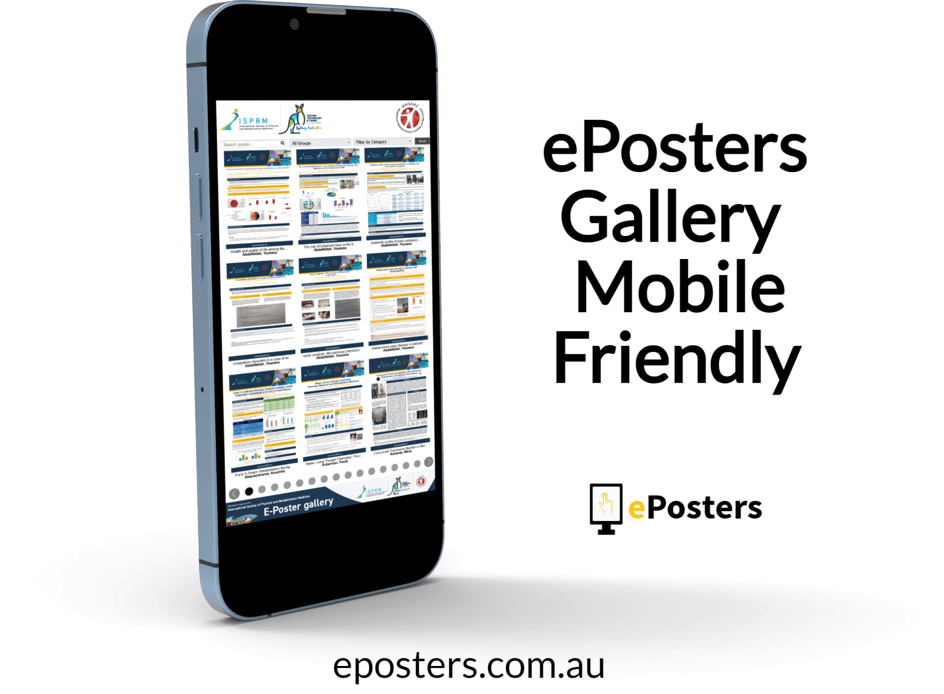 Advertise Me ePosters Interactive solution mobile friendly