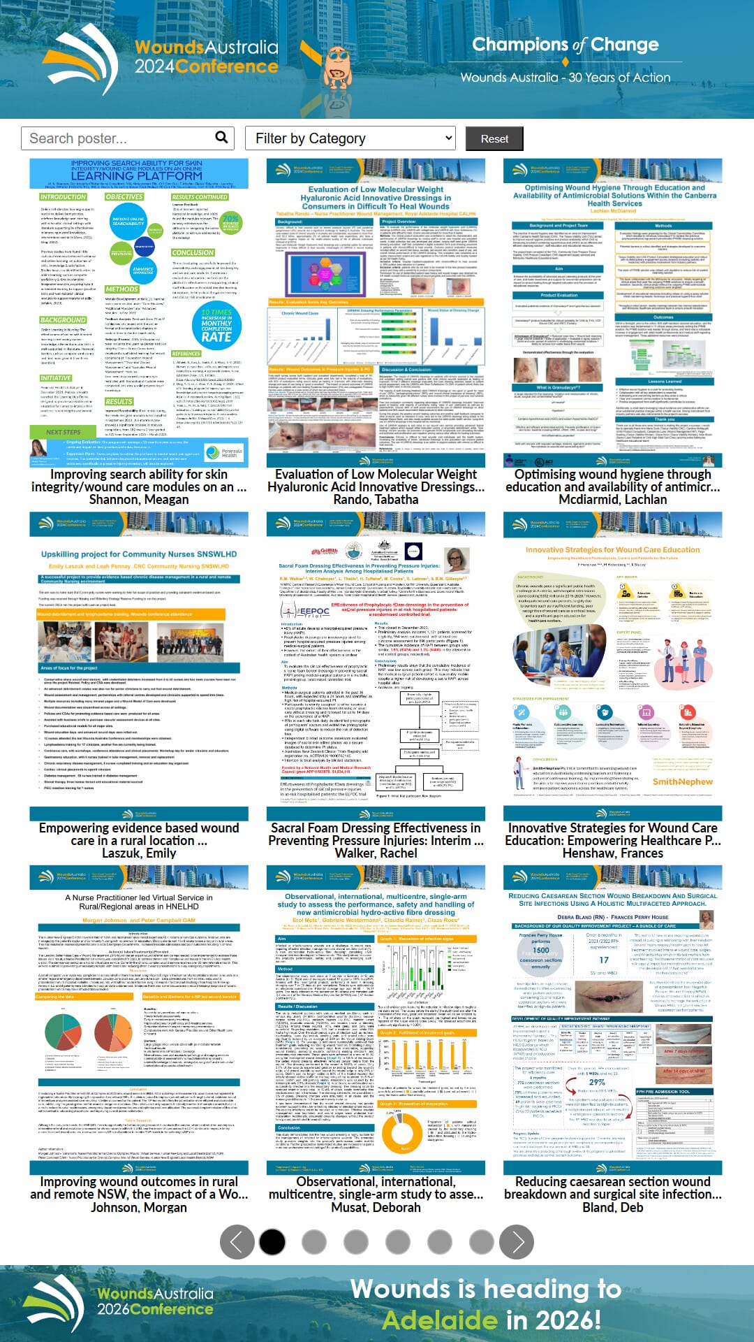ePosters Wounds Australia 2024 Conference Posters