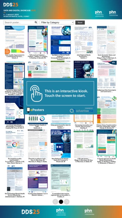 Advertise Me CESPHN DDS25 Data and Digital Showcase 2025 ePosters screensaver